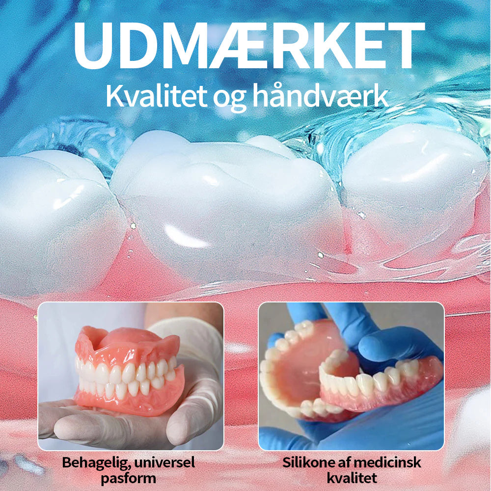 Smil og spis med selvtillid igen — Hermsa® medicinsk sugekop-tandprotese🍀✅ Fremstillet og leveret i Danmark🍀