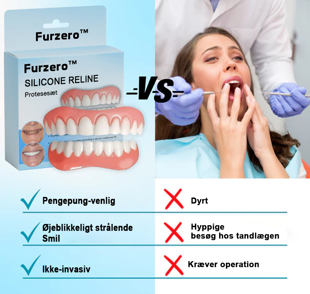 Furzero™ Reline-sæt til tandproteser af silikone🦷🦷