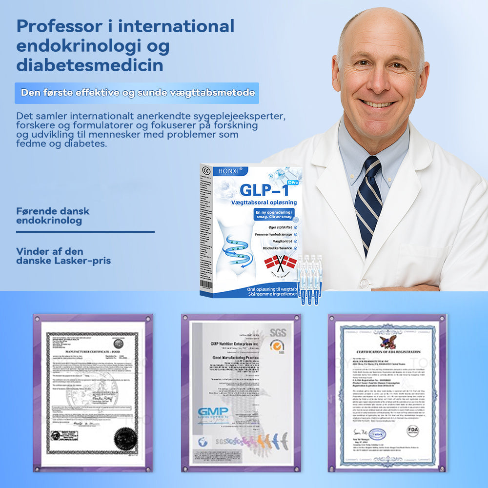HONXI® GLP-1 Pro Vægttab Oral Opløsning👩‍⚕️En dosis om dagen – synlige resultater inden for 7 dage🔥Velegnet til kroniske sygdomme, fedme, diabetes, hjerte-kar-sygdomme🌻