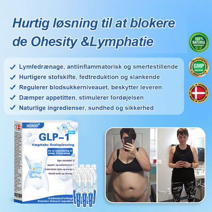 HONXI® GLP-1 Pro Vægttab Oral Opløsning👩‍⚕️En dosis om dagen – synlige resultater inden for 7 dage🔥Velegnet til kroniske sygdomme, fedme, diabetes, hjerte-kar-sygdomme🌻