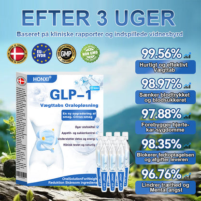 HONXI® GLP-1 Pro Vægttab Oral Opløsning👩‍⚕️En dosis om dagen – synlige resultater inden for 7 dage🔥Velegnet til kroniske sygdomme, fedme, diabetes, hjerte-kar-sygdomme🌻