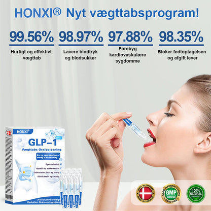HONXI® GLP-1 Pro Vægttab Oral Opløsning👩‍⚕️En dosis om dagen – synlige resultater inden for 7 dage🔥Velegnet til kroniske sygdomme, fedme, diabetes, hjerte-kar-sygdomme🌻